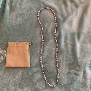 Beautiful Silver Cultured Pearl Necklace 🌟